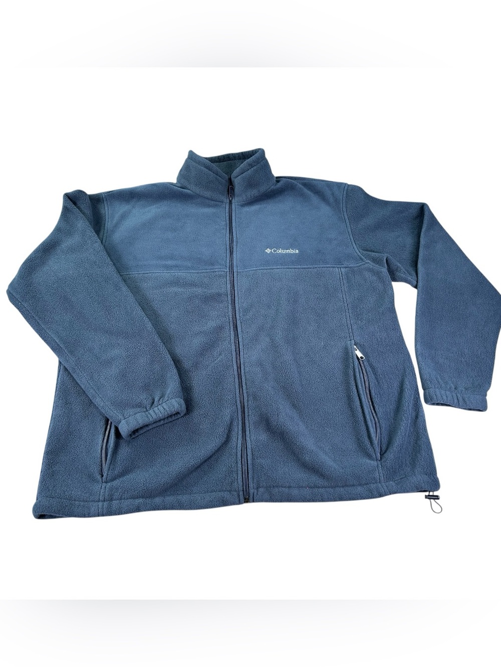 Columbia Flattop Mountain Fleece Jacket Men’s XXL Navy Full Zip Outdoor